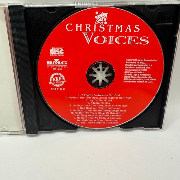 Christmas Voices CD Placido Domingo Kate Smith Perry Como BMG Music 2002 - Picture 4 of 5